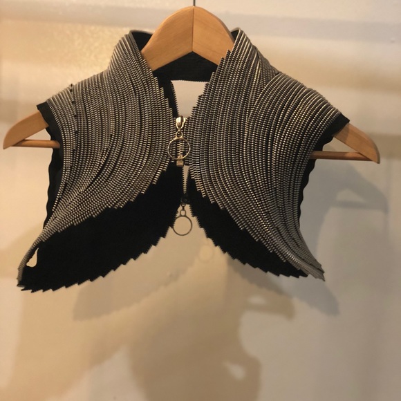 One of Hand sawn zipper vest; from Styled 2 Rock - Picture 7 of 8